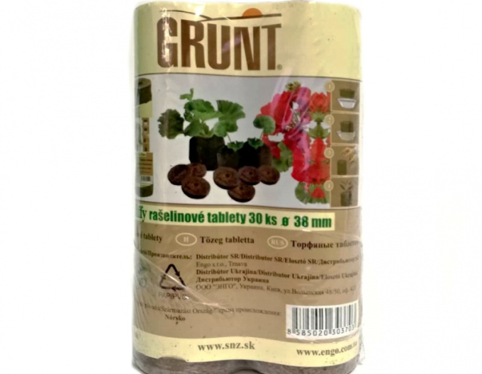 Grunt - Tablete de turbă 38mm 30pcs