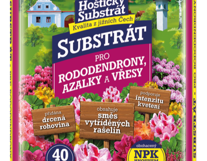 Hoštický Substrat pentru rododendroni, azalee și heather 40l