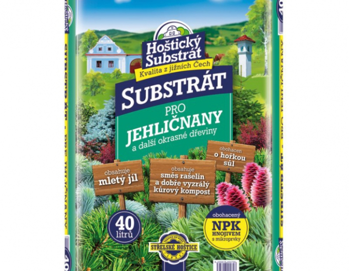 Hoštický Substrat pentru conifere și arbori ornamentali 40l