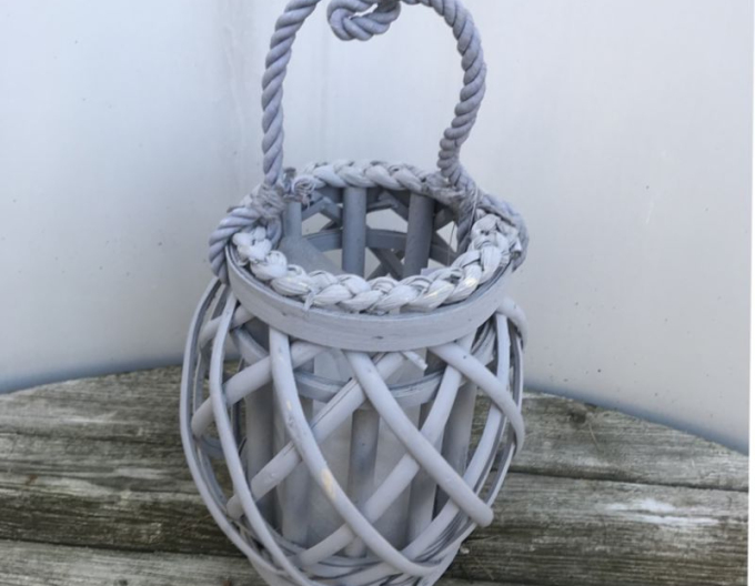 Felinar din răchită 12x19cm