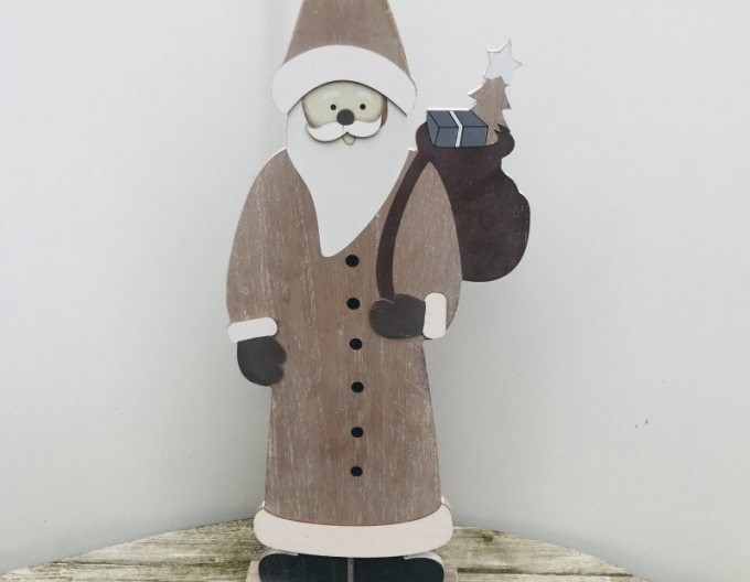 Sfântul Nicolae din lemn 58cm