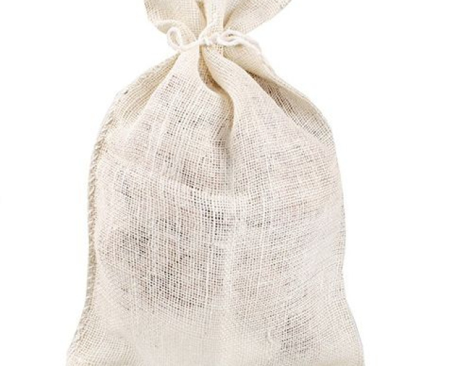 Sac de iută crem 40x60cm