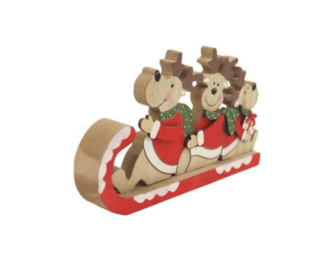 Calendar de advent din lemn