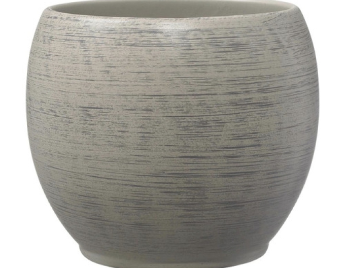 Ghiveci ornamental din ceramică gri ´Alberta´