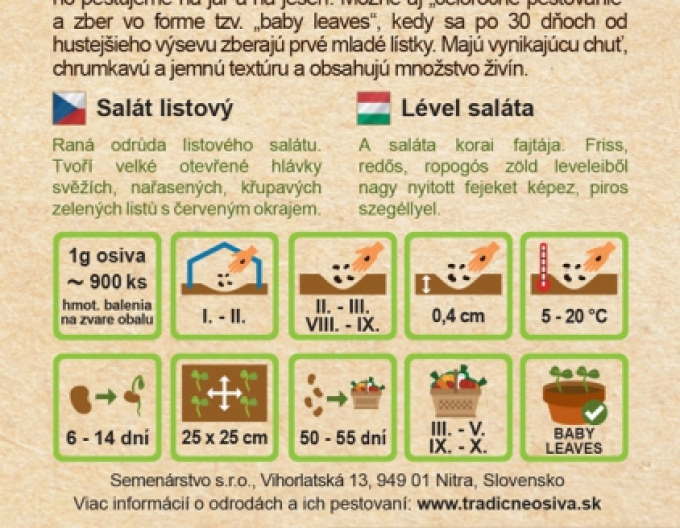 Salată frunze Biscia Rossa