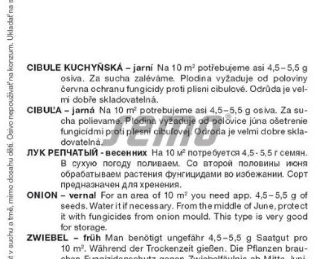 Semințe de ceapă ´Aeneus F1´