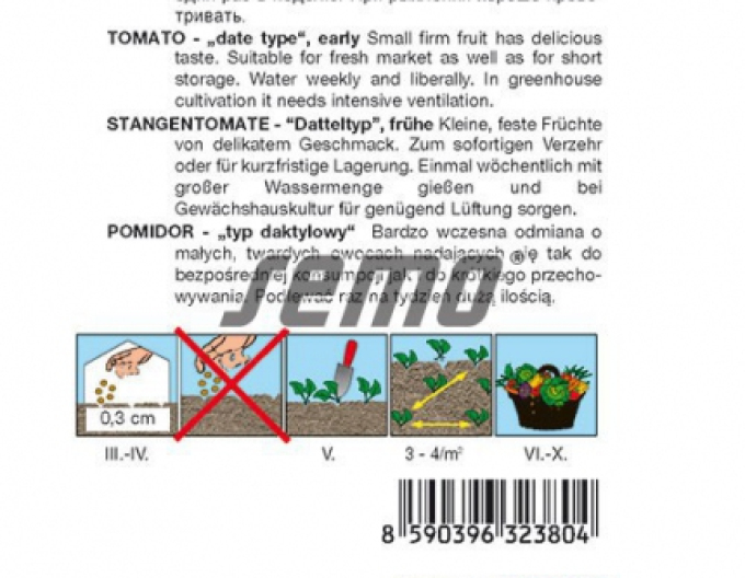 Semo Semințe de tomate cu tulpină ´Pollicino F1´