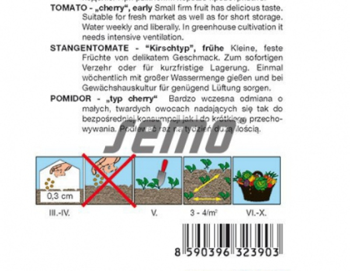 Semo Semințe de tomate cu tulpină  ´Strillo F1´