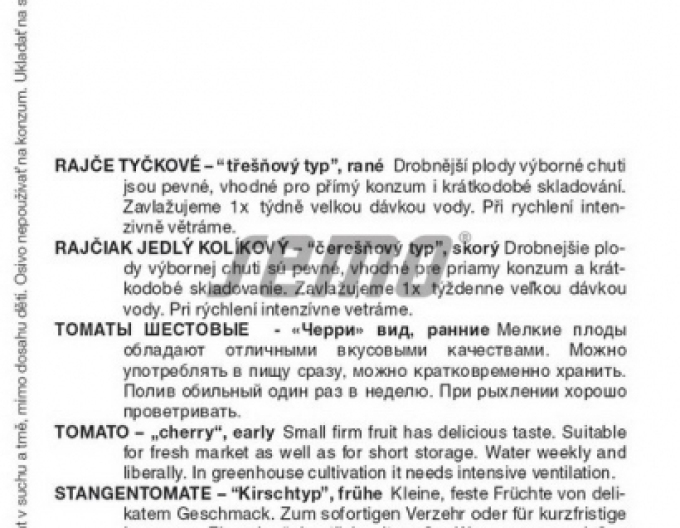 Semo Semințe de tomate cu tulpină Sunchocola F1