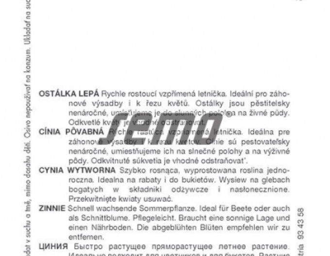 Semo Semințe de cârciumăreasă ´Mixtura´