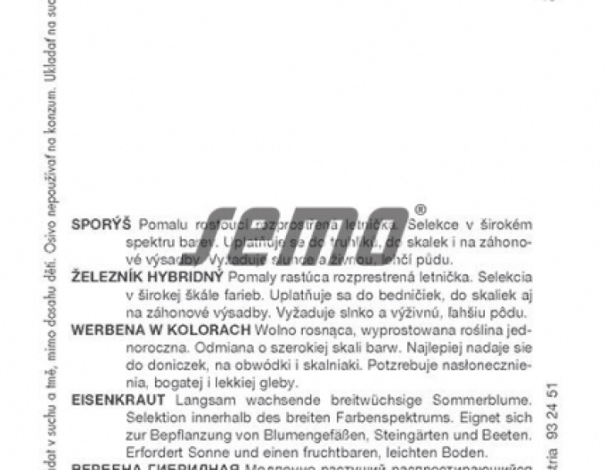 Semo semințe de verbină ´Mix´