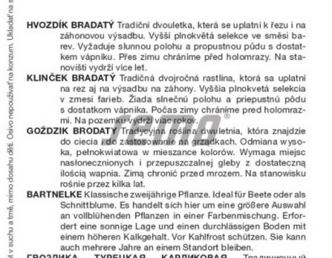 Semo semințe de garoafe ´Fragrance Mix´