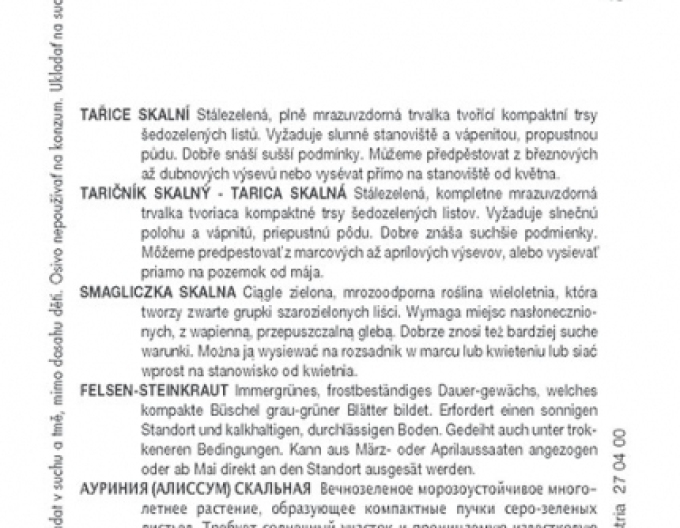 Semințe Tarica Gold Cloud