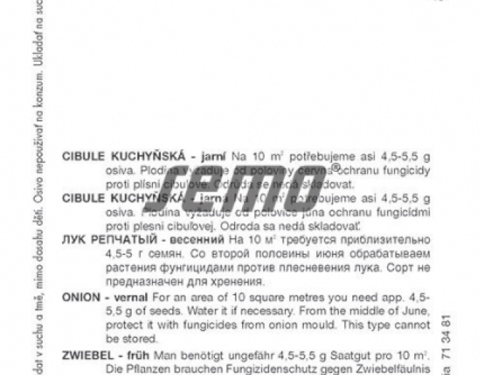 Semințe Ceapă de primăvară "Pompei