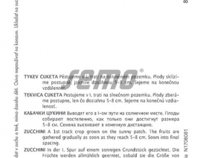 Semo  Dovlecel ´Trend F1´