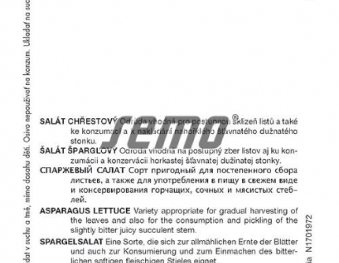 Semo Salată sparanghe ´Celtuce´