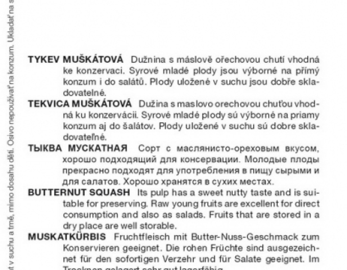 Semo Dovleac muscat  ´Laura´