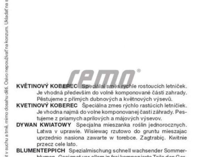 Semo semințe pentru covor floral „Cer albastru-alb”