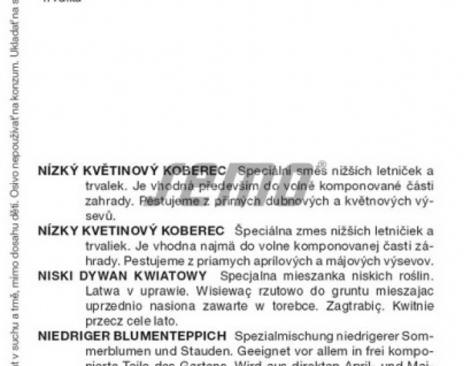 Semo semințe pentru covor floral „Vară colorată”