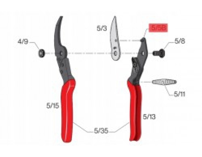 FELCO 5/5B Lamă nit