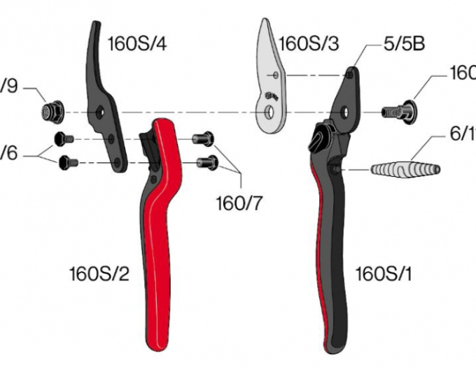 Felco 160/6 contrabolț 160S, L