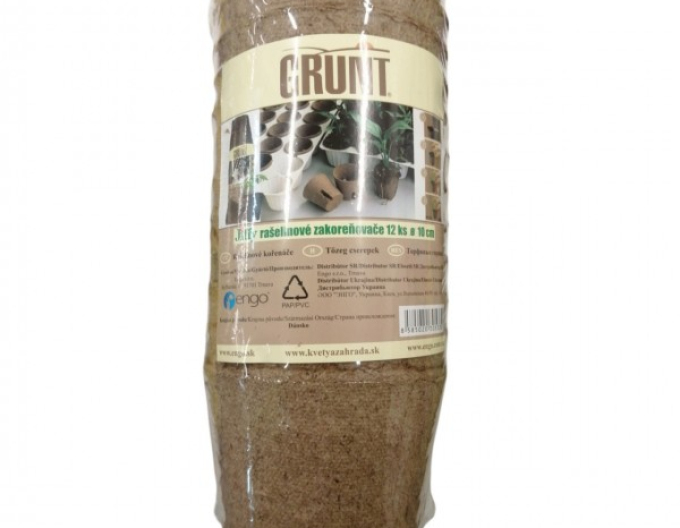 Grunt - Rădăcini de turbă 12pcs diametru 10cm