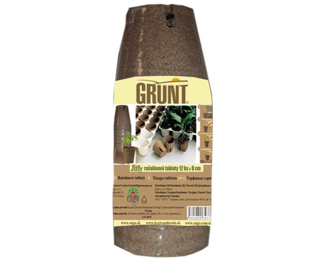 Grunt - Rădăcini de turbă 12pcs diametru 8cm