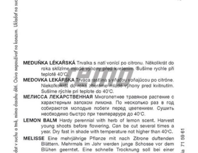 Semo semințe de roiniță ´Citra´