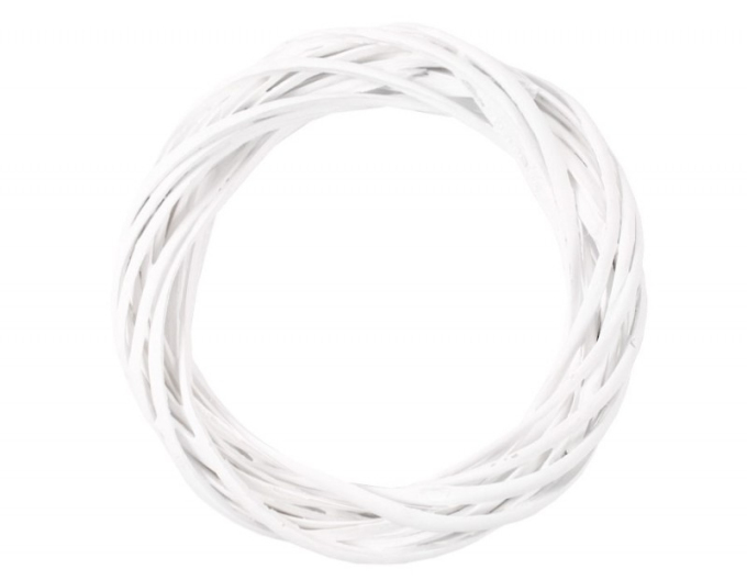 Coroniță de răchită albă 20cm