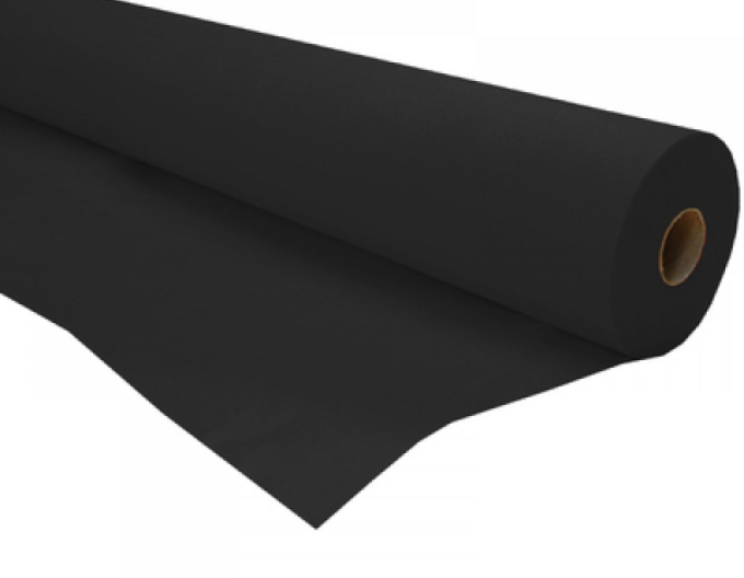 Țesătură nețesută neagră 45g/m2 1,6x50m
