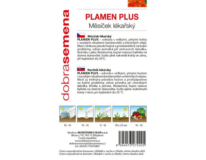 Semințe  Gălbenele Flame Plus