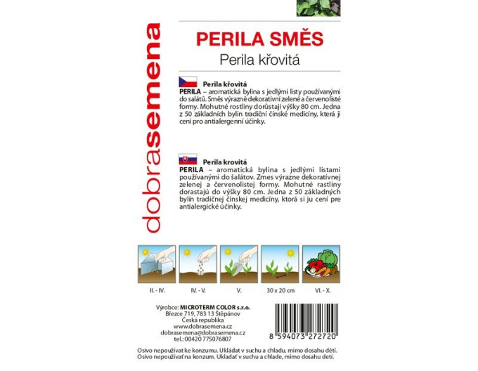 Semințe de  Perilla bush