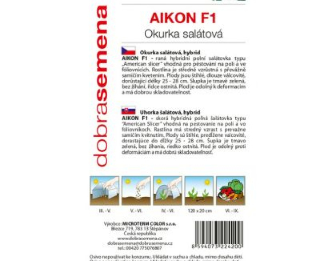 Castravete cultivat pentru salată  ´Aikon F1´