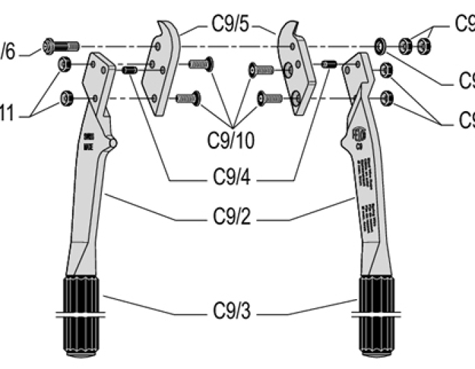 FELCO C9 Clește cu două mânere