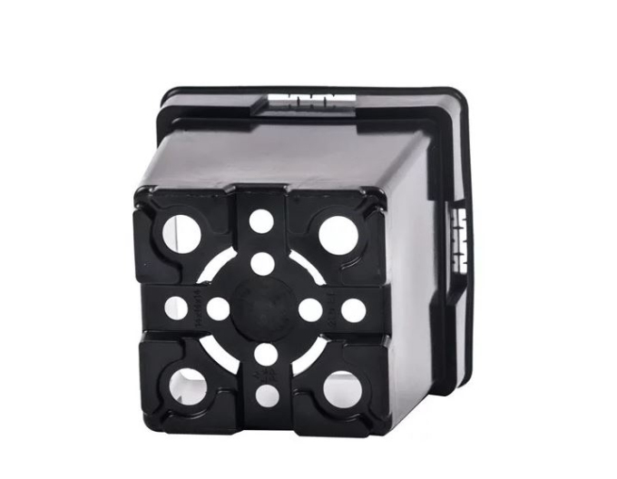 Ghiveci pătrat din plastic 2l, 14 x 14 cm