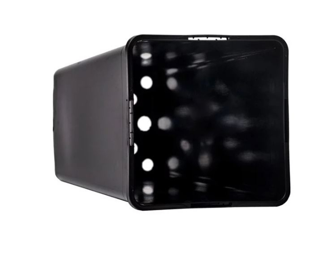 Ghiveci pătrat de plastic 5l, 18 x 21,5 cm