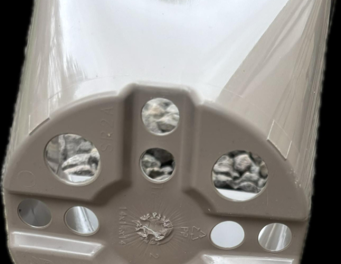 Ghiveci de flori din plastic Pătrat rotund 2l, 14 x 14 cm