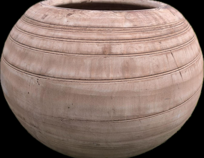 Oală de lut maro deschis ´Ball L´