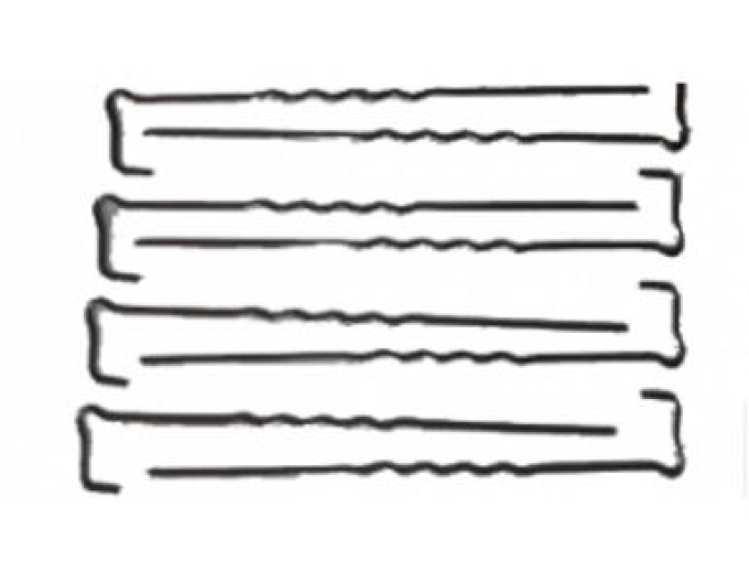 Ancorare cârlige de fixare 30cm - oțel