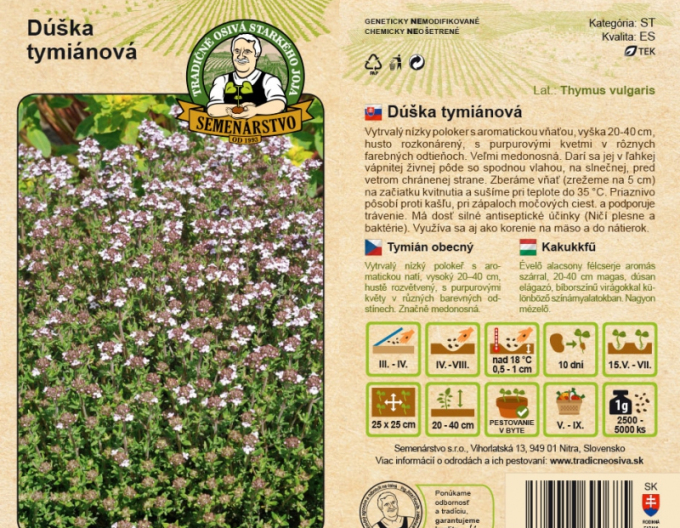 Semințe de cimbru sălbatic