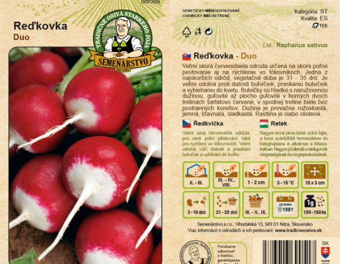 Semințe de ridiche ´Duo´