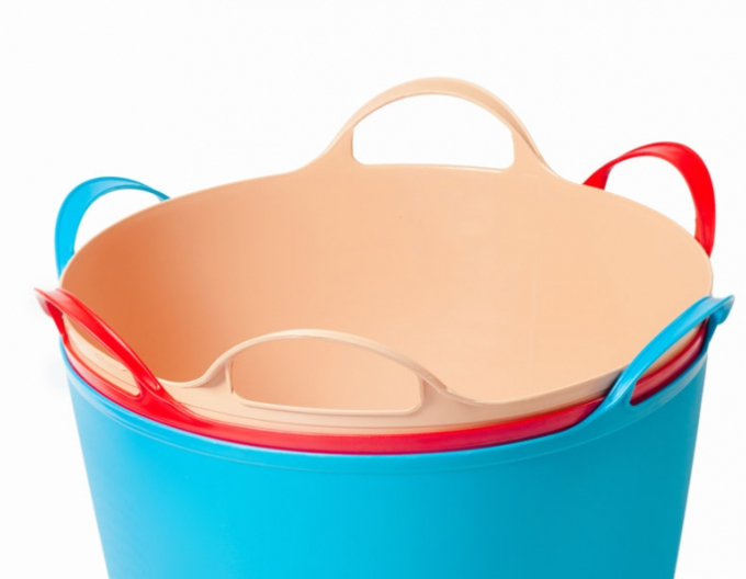 Coș flexibil multifuncțional din plastic 30l