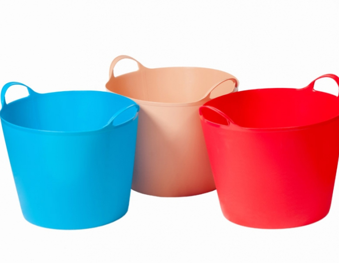 Coș flexibil multifuncțional din plastic 30l