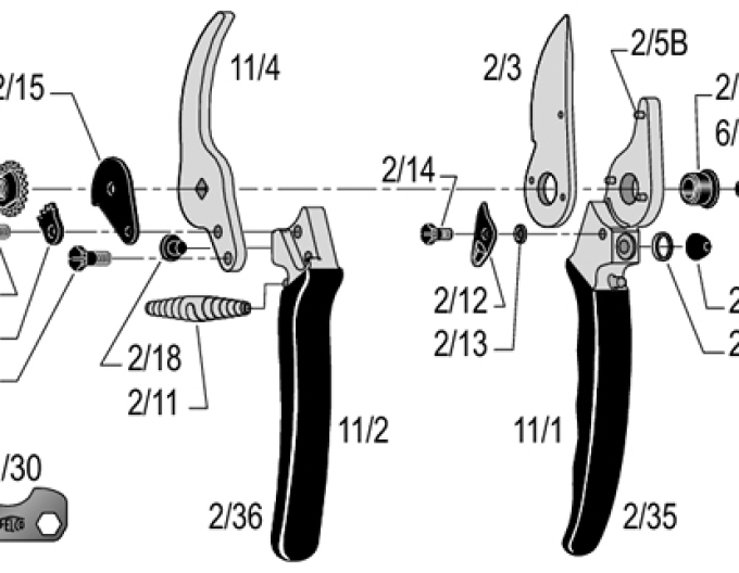 ´FELCO 11´ Foarfece de grădină