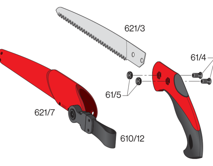Ferăstrău de tăiat FELCO 621 - 24 cm