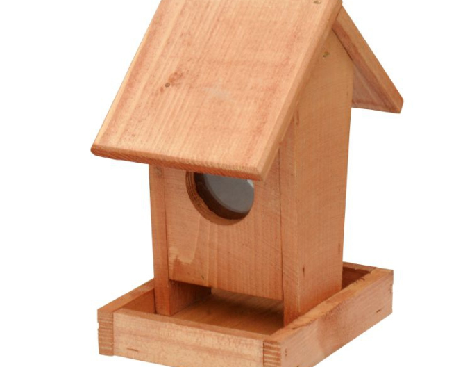 Hanging hrănitor pasăre maro