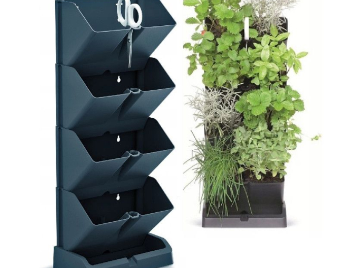 Ghivece verticale cu foarfece MINI CASCADE IO1W200 antracit