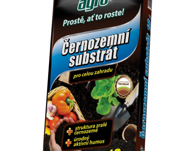 AGRO Substrat de sol negru pentru grădină 18l