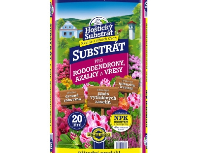 Hoštický Substrat pentru rododendroni, azalee și heather 20l
