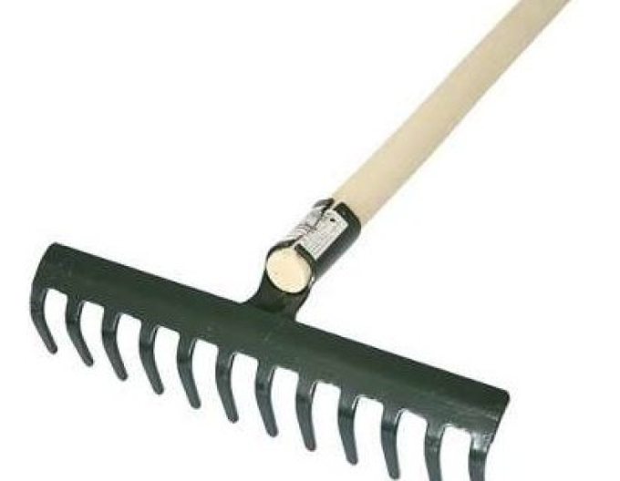 Greblă FED 304/1600 fier 14 dinți cu mâner